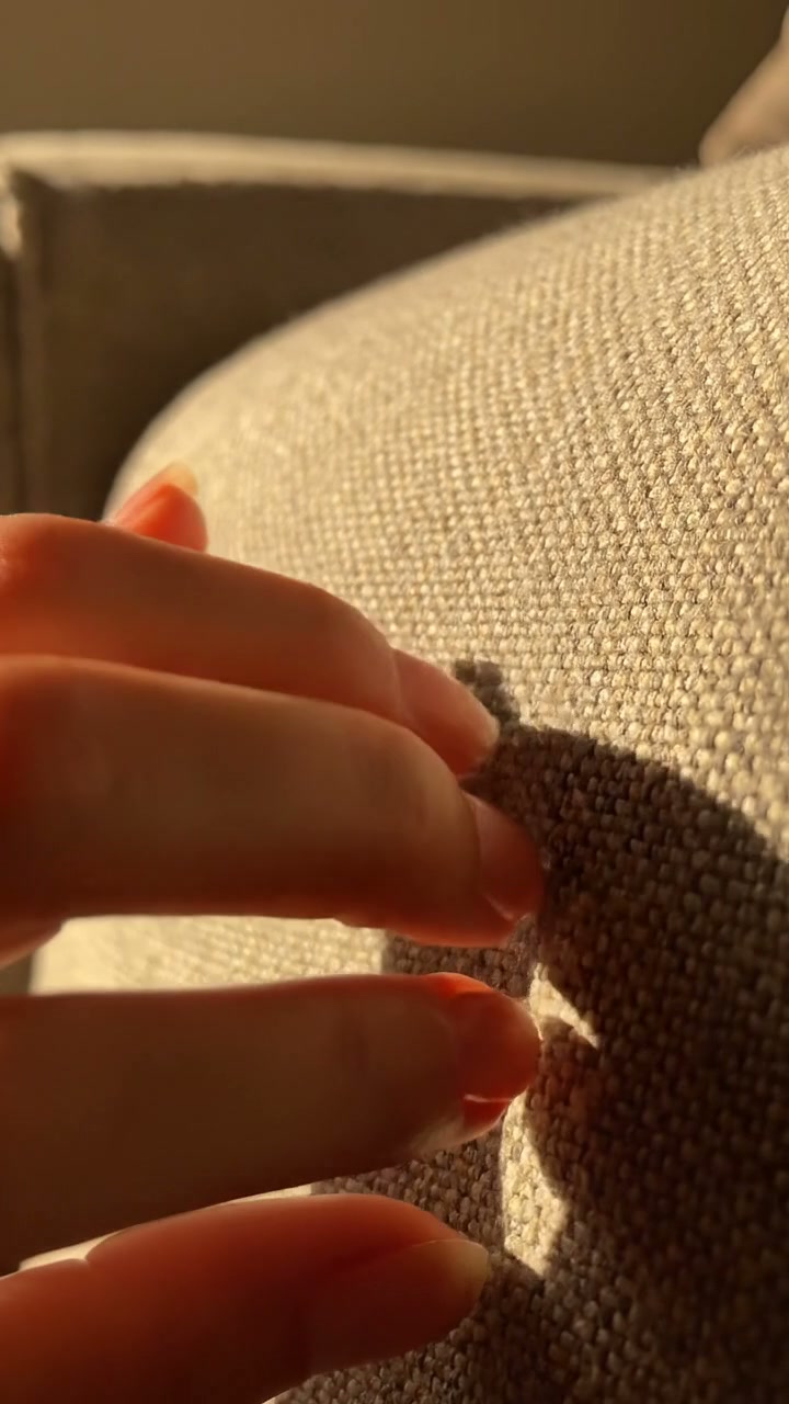 Close-up texture detail for blue upholstery fabric planning